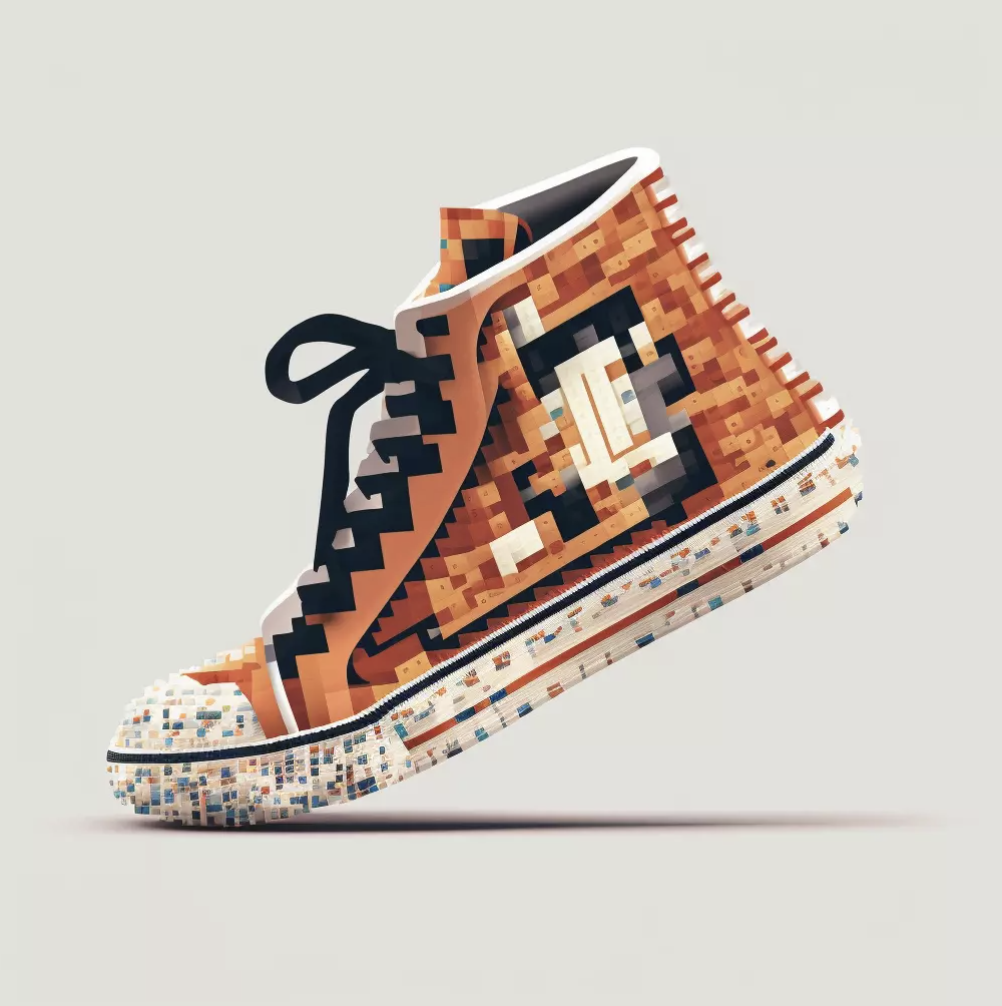 Illustration of collection Bitcoin Sneakers x OTO