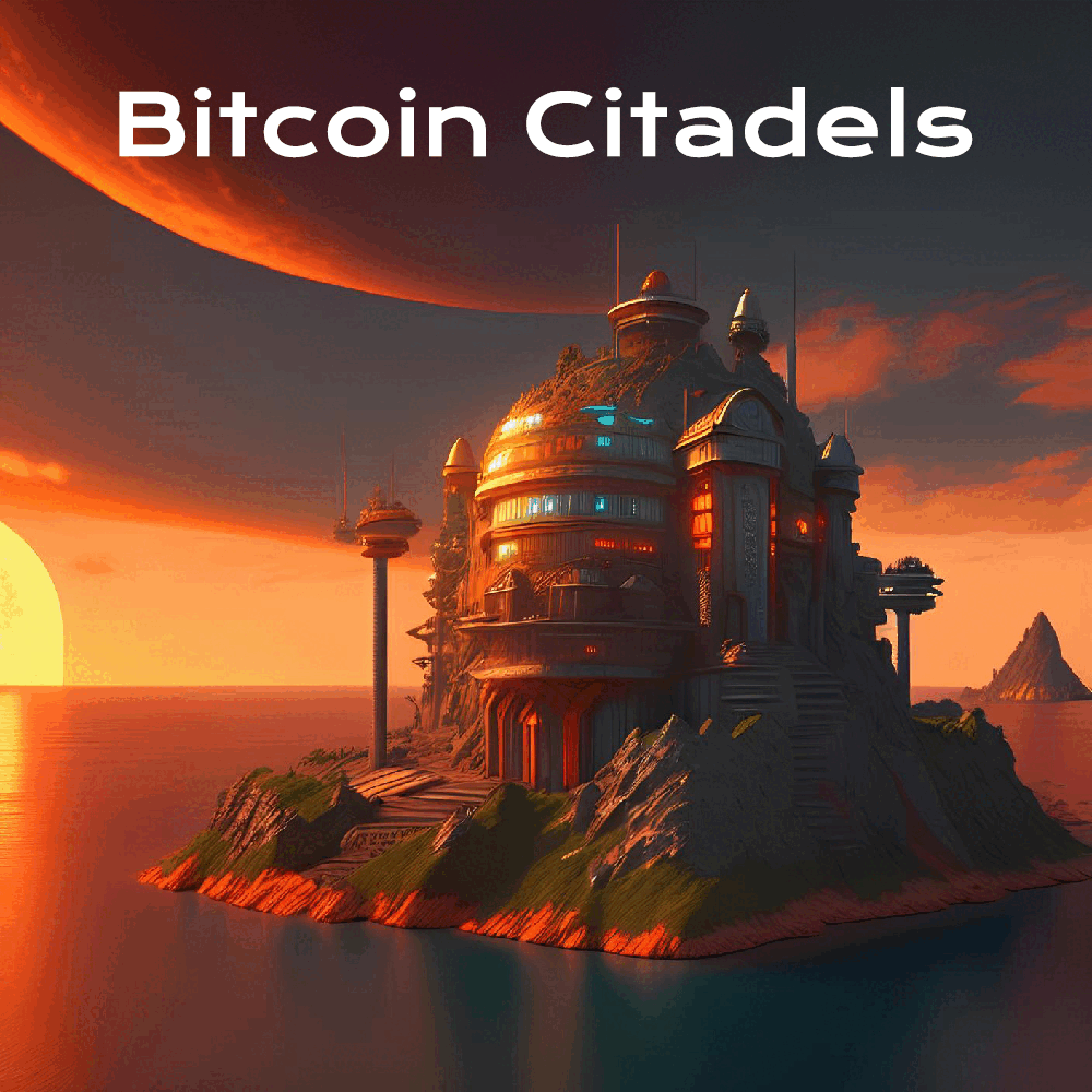 Illustration of collection Bitcoin Citadels